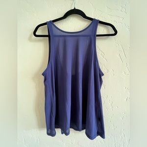 Lululemon Navy Mesh Tank